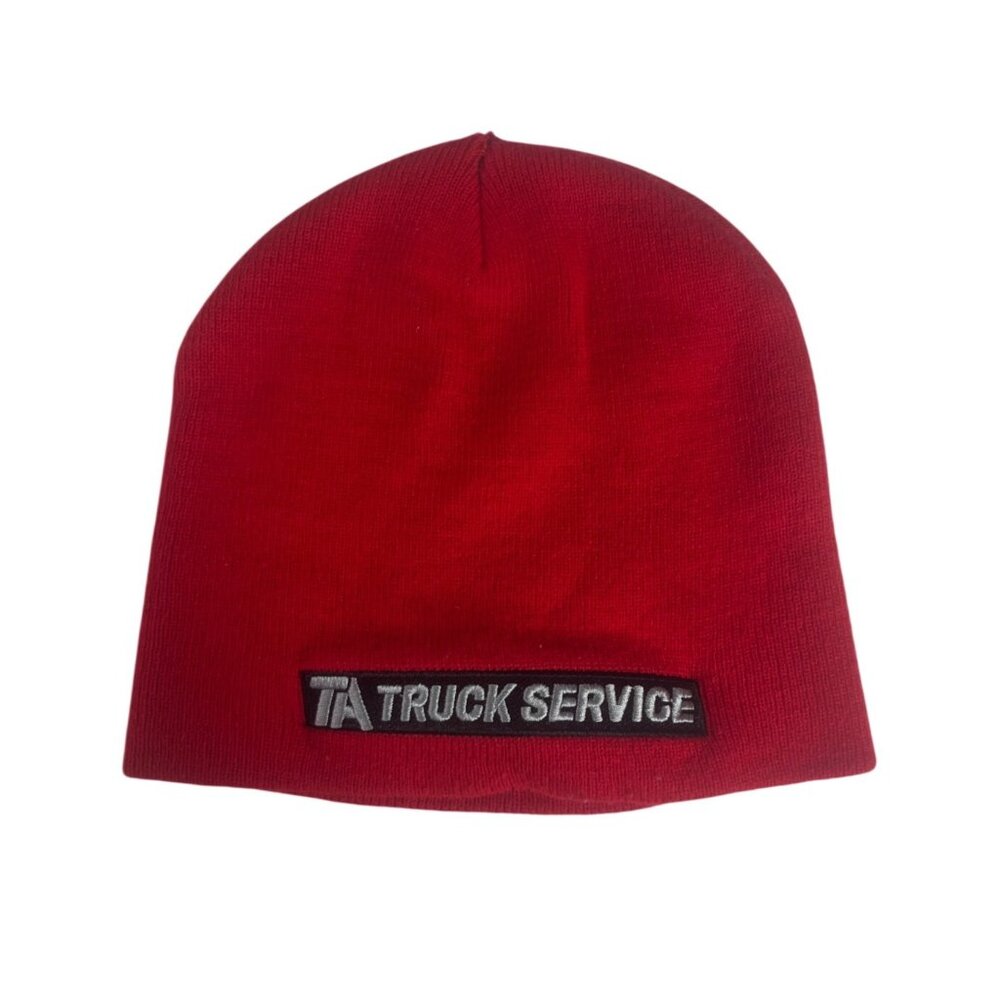 TA Truck Service Beanie Cap Hat Red Fleetguard Logo